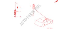 SNELHEIDSENSOR(DIESEL) voor Honda ACCORD 2.0TDI 5 deuren 5-versnellings handgeschakelde versnellingsbak 2000