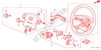 STUURWIEL(SRS) (1) voor Honda ACCORD 1.8IES 5 deuren 5-versnellings handgeschakelde versnellingsbak 2000