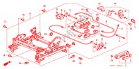 V. ZITTING COMPONENTEN (L.) (SPANNING) voor Honda ACCORD 2.0IES 5 deuren 4-traps automatische versnellingsbak 2000