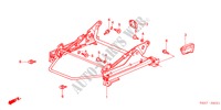 V. ZITTING COMPONENTEN (R.) (2) voor Honda ACCORD 1.8IES 5 deuren 5-versnellings handgeschakelde versnellingsbak 2000