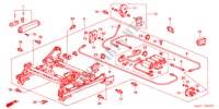 V. ZITTING COMPONENTEN (R.) (SPANNING) voor Honda ACCORD 2.0IV 5 deuren 4-traps automatische versnellingsbak 2000