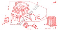 VERWARMING AANJAGER(RH) voor Honda ACCORD 1.8IES 5 deuren 4-traps automatische versnellingsbak 1999