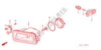 VOOR COMBINATIELICHT voor Honda ACCORD 1.8ILS 5 deuren 4-traps automatische versnellingsbak 2000