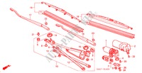 VOOR RUITESPROEIER (LH) voor Honda ACCORD 1.8ILS 5 deuren 4-traps automatische versnellingsbak 2000