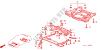 ACHTER BALK/KRUIS BALK voor Honda ACCORD 1.6IS 5 deuren 5-versnellings handgeschakelde versnellingsbak 2002