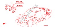 BEDRADINGSBUNDEL(LH) voor Honda ACCORD 2.0ILS 5 deuren 4-traps automatische versnellingsbak 2001