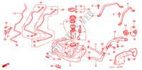 BRANDSTOF TANK voor Honda ACCORD 1.8ILS 5 deuren 4-traps automatische versnellingsbak 2002
