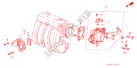 GAS HUIS (1.8L/2.0L/2.3L) voor Honda ACCORD 2.3SE    EXECUTIVE 5 deuren 4-traps automatische versnellingsbak 2002