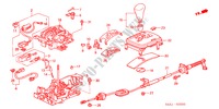 KEUZEHENDEL(LH) voor Honda ACCORD 1.8ILS 5 deuren 4-traps automatische versnellingsbak 2002