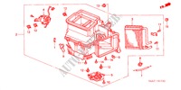 VERWARMINGSEENHEID(LH) voor Honda ACCORD 2.0IES 5 deuren 5-versnellings handgeschakelde versnellingsbak 2001