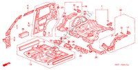 BINNEN PANELEN voor Honda LOGO LOGO 3 deuren 5-versnellings handgeschakelde versnellingsbak 2000