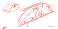 GIETWERK voor Honda CIVIC 1.4S 4 deuren 5-versnellings handgeschakelde versnellingsbak 2001