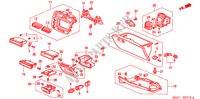 INSTRUMENTEN AFWERKING(LH)(PASSAGIERZIJKANT) voor Honda CIVIC 1.6ES 4 deuren 4-traps automatische versnellingsbak 2001