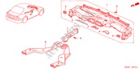 KANAAL(RH) voor Honda CIVIC 1.4S 4 deuren 4-traps automatische versnellingsbak 2001