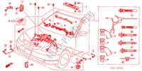 MOTOR BEDRADINGSBUNDEL(LH) voor Honda CIVIC 1.6ES 4 deuren 5-versnellings handgeschakelde versnellingsbak 2001