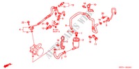 P.S. LEIDINGEN(LH) voor Honda CIVIC LXI 4 deuren 5-versnellings handgeschakelde versnellingsbak 2001