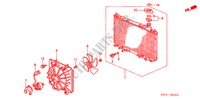 RADIATEUR(DENSO) voor Honda CIVIC 1.4S 4 deuren 4-traps automatische versnellingsbak 2001
