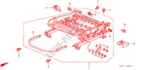 V. ZITTING COMPONENTEN(R.)(2) voor Honda CIVIC 1.4S 4 deuren 4-traps automatische versnellingsbak 2001