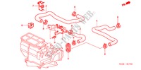 WATERKLEP(LH) voor Honda CIVIC 1.6ES 4 deuren 5-versnellings handgeschakelde versnellingsbak 2001