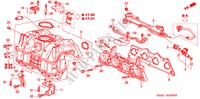 INLAAT SPRUITSTUK voor Honda CIVIC 1.6 ES 4 deuren 5-versnellings handgeschakelde versnellingsbak 2005