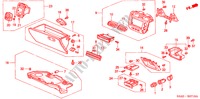 INSTRUMENTEN AFWERKING(RH)(PASSAGIERZIJKANT) voor Honda CIVIC 1.6 SE 4 deuren 4-traps automatische versnellingsbak 2004