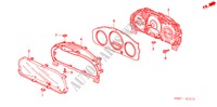 METER KOMPONENTEN(NS) voor Honda CIVIC HYBRID HYBRID 4 deuren 5-versnellings handgeschakelde versnellingsbak 2003