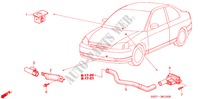 AIRCONDITIONER (SENSOR) voor Honda CIVIC COUPE ES 2 deuren 4-traps automatische versnellingsbak 2003