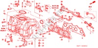 INLAAT SPRUITSTUK voor Honda CIVIC COUPE LS 2 deuren 4-traps automatische versnellingsbak 2001