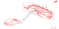 KANAAL(LH) voor Honda CIVIC COUPE VTI 2 deuren 4-traps automatische versnellingsbak 2003
