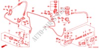 KOPPELING HOOFDCILINDER (LH) voor Honda CIVIC COUPE LS 2 deuren 5-versnellings handgeschakelde versnellingsbak 2003