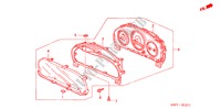 METER KOMPONENTEN(NS)(2) voor Honda CIVIC COUPE SE       EXECUTIVE 2 deuren 5-versnellings handgeschakelde versnellingsbak 2003