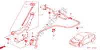 RUITESPROEIER(1) voor Honda CIVIC COUPE LS 2 deuren 4-traps automatische versnellingsbak 2003