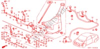 RUITESPROEIER(2) voor Honda CIVIC COUPE ES 2 deuren 4-traps automatische versnellingsbak 2004
