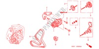 AIRCONDITIONER (COMPRESSOR) (DIESEL) voor Honda CIVIC 1.7SPORT 3 deuren 5-versnellings handgeschakelde versnellingsbak 2003