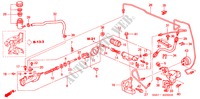 KOPPELING HOOFDCILINDER (RH) (DIESEL) voor Honda CIVIC 1.7S 3 deuren 5-versnellings handgeschakelde versnellingsbak 2002