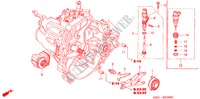 KOPPELING TERUGKEER(5MT) voor Honda CIVIC 1.6ES 3 deuren 5-versnellings handgeschakelde versnellingsbak 2002