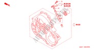 KOPPELING VERSNELLING VORK(DIESEL) voor Honda CIVIC 1.7LS 3 deuren 5-versnellings handgeschakelde versnellingsbak 2002