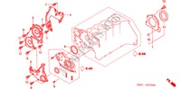 ONTSTEKING VERSNELLING HOUDER/VLIEGWIEL BEHUIZING(DIESEL) voor Honda CIVIC 1.7ES 3 deuren 5-versnellings handgeschakelde versnellingsbak 2003