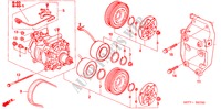 AIRCONDITIONER (COMPRESSOR) (1.4L/1.6L) voor Honda CIVIC 1.4 LS 3 deuren 5-versnellings handgeschakelde versnellingsbak 2005