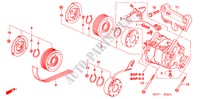 AIRCONDITIONER (COMPRESSOR) (TYPE R) voor Honda CIVIC TYPE R 3 deuren 6-versnellings handgeschakelde versnellingsbak 2005