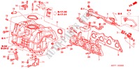 INLAAT SPRUITSTUK (1.4L/1.6L) voor Honda CIVIC 1.6 S 3 deuren 4-traps automatische versnellingsbak 2005