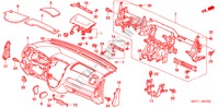 INSTRUMENTEN PANEEL(LH) voor Honda CIVIC 1.6 SPORT 3 deuren 5-versnellings handgeschakelde versnellingsbak 2005