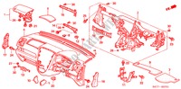 INSTRUMENTEN PANEEL(RH) voor Honda CIVIC TYPE R     PREMIUM 3 deuren 6-versnellings handgeschakelde versnellingsbak 2005