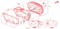 METER KOMPONENTEN(NS) (1) voor Honda CIVIC 1.7 ES 3 deuren 5-versnellings handgeschakelde versnellingsbak 2005