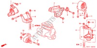 MOTOR BEVESTIGINGEN(AT) voor Honda CIVIC 1.6 ES 3 deuren 4-traps automatische versnellingsbak 2005