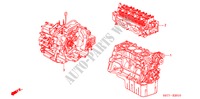 MOTOR MONTAGE/VERSNELLINGSBAKSAMENSTEL(1.4L/1.6L) voor Honda CIVIC 1.6 S 3 deuren 4-traps automatische versnellingsbak 2005