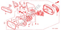 SPIEGEL(3) voor Honda CIVIC 1.4 LS 3 deuren 4-traps automatische versnellingsbak 2005