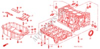 CILINDERBLOK/OLIEPAN (2.0L) voor Honda CIVIC 2.0 5 deuren 5-versnellings handgeschakelde versnellingsbak 2004