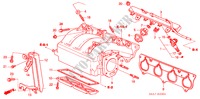 INLAAT SPRUITSTUK(2.0L) (1) voor Honda CIVIC 2.0 5 deuren 5-versnellings handgeschakelde versnellingsbak 2003