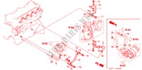 OLIE LEIDINGWERK/VACUUM LEIDINGWERK(DIESEL) voor Honda CIVIC 1.7S 5 deuren 5-versnellings handgeschakelde versnellingsbak 2003